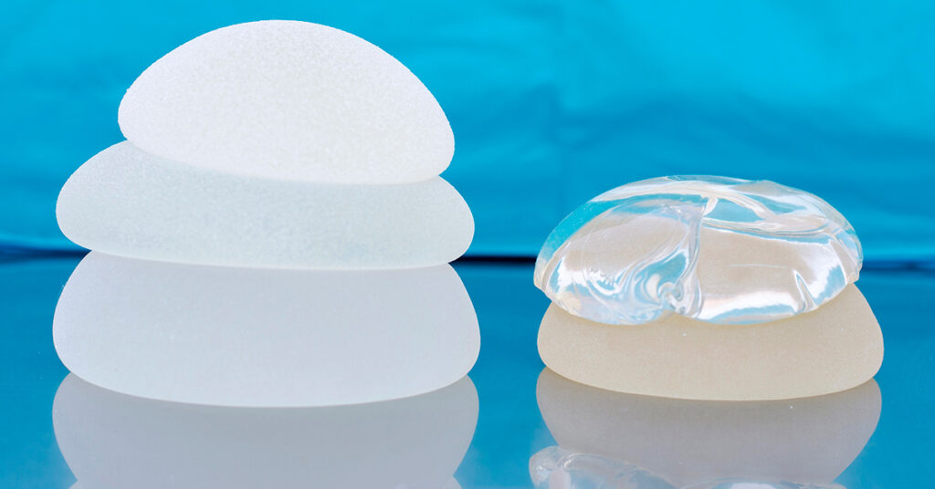 silicone breast implants